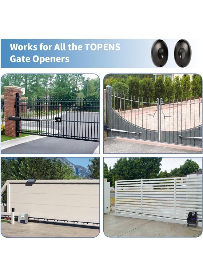 TOPENS TOPENS TC102 Photo Eye Infrared Photocell Beam Sensor for Gate Openers Access Control Security Alarm Systems  - Image 3