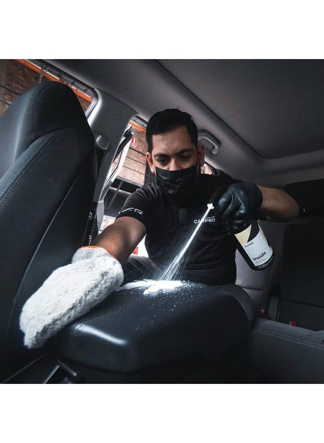 CARPRO منظف داخل السيارة: أفضل منظف لأسطح الفينيل والبلاستيك والجلد المنتهي - يزيل الأوساخ والعرق والزيوت من الأسطح الداخلية - 500 مل (17 أونصة) - Image 2