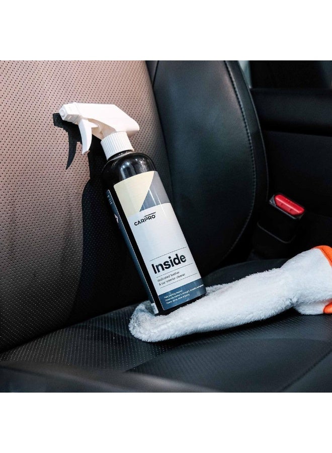 CARPRO منظف داخل السيارة: أفضل منظف لأسطح الفينيل والبلاستيك والجلد المنتهي - يزيل الأوساخ والعرق والزيوت من الأسطح الداخلية - 500 مل (17 أونصة) - Image 4