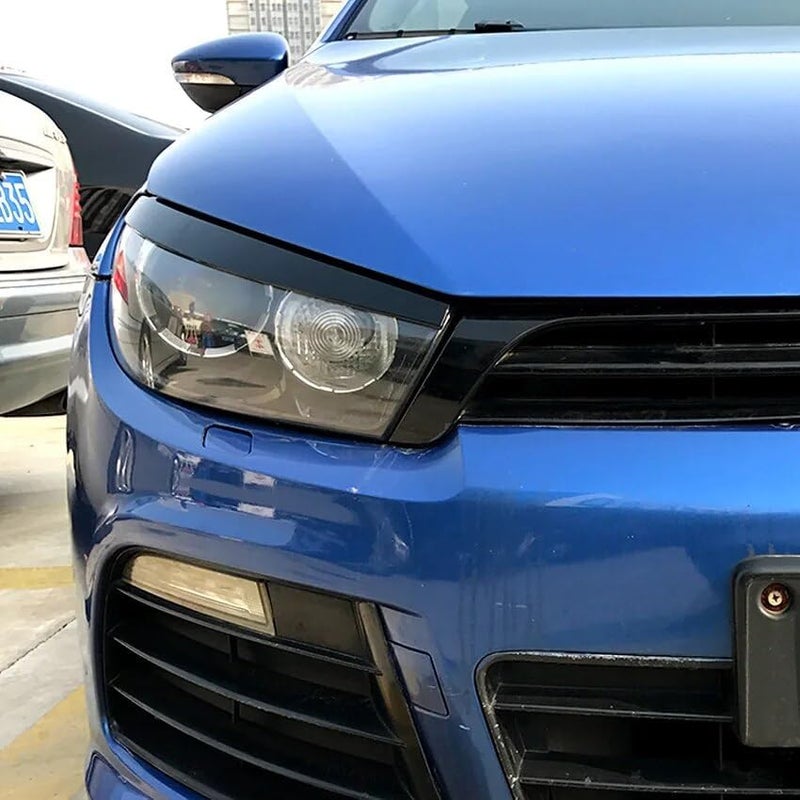 Vuzmode Gloss Black Headlight Eyelids for Scirocco - Image 4