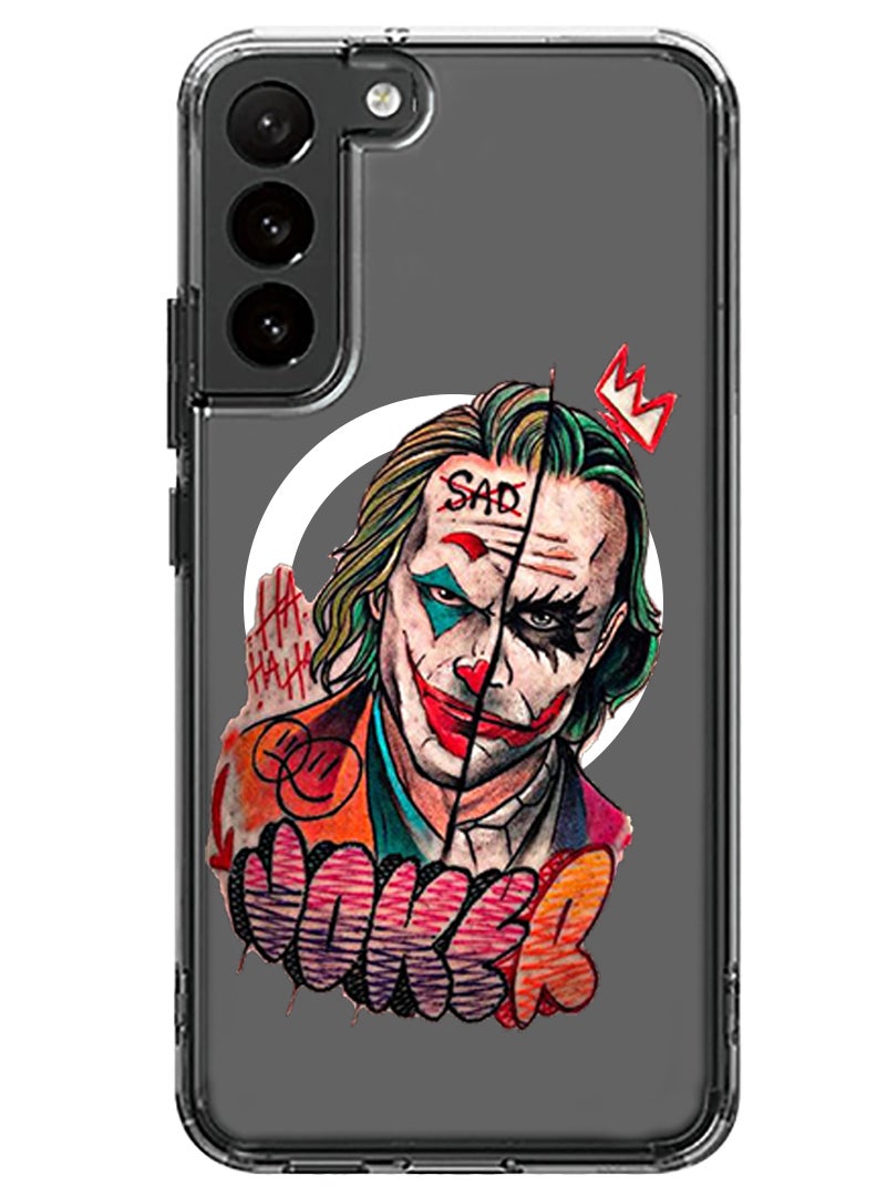 Theodor Magnetic Case for Samsung Galaxy S23 Plus 6.6-inch Compatible with MagSafe Wireless Charging, Shockproof Phone Bumper Cover Joker copy - Image 1