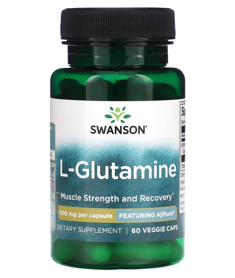 L-Glutamine 500 mg 60 Veggie Caps
