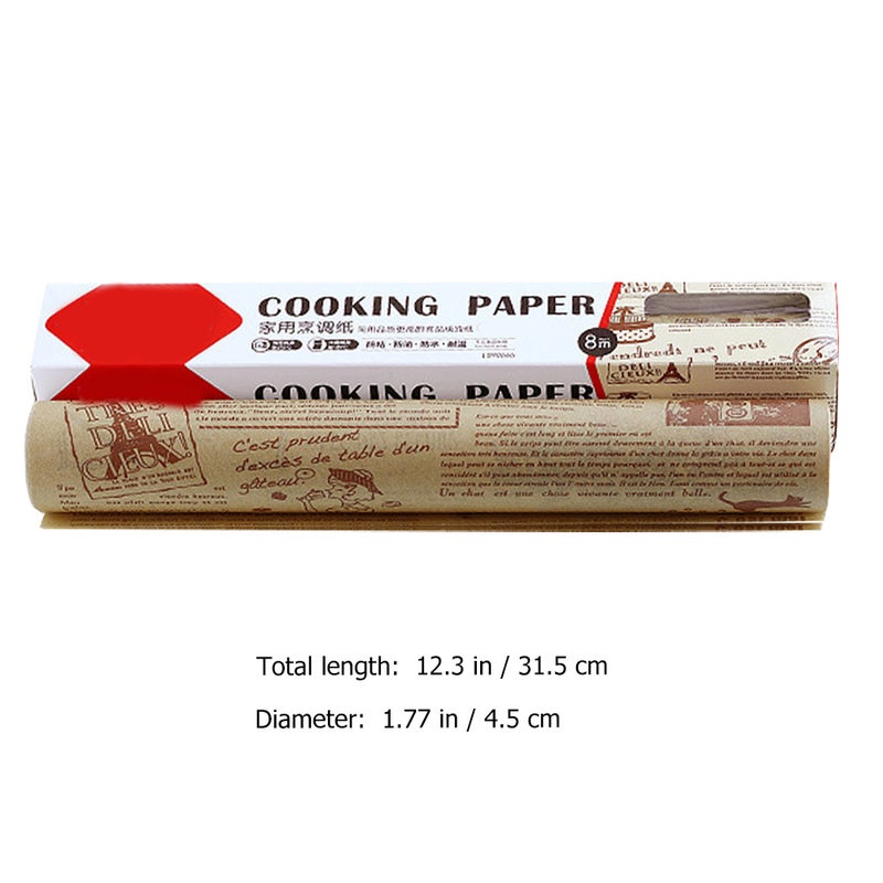 1 Roll Baking Paper Pads Air Fryer Papers Oil Baking Mats Parchment Papers for Kitchen - Image 5