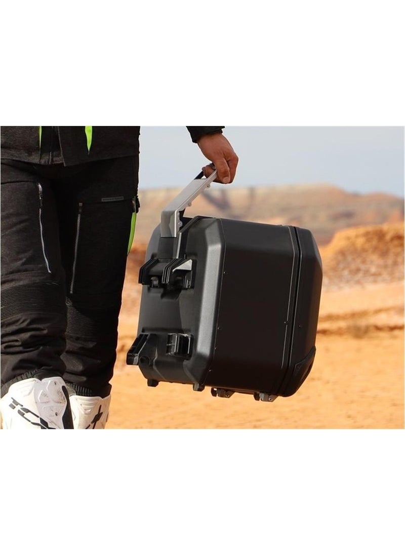 Ebakbak Motorcycle Aluminum Rear Bag Shad Terra Motor Tour Bag Black 48 Lt  - Image 3