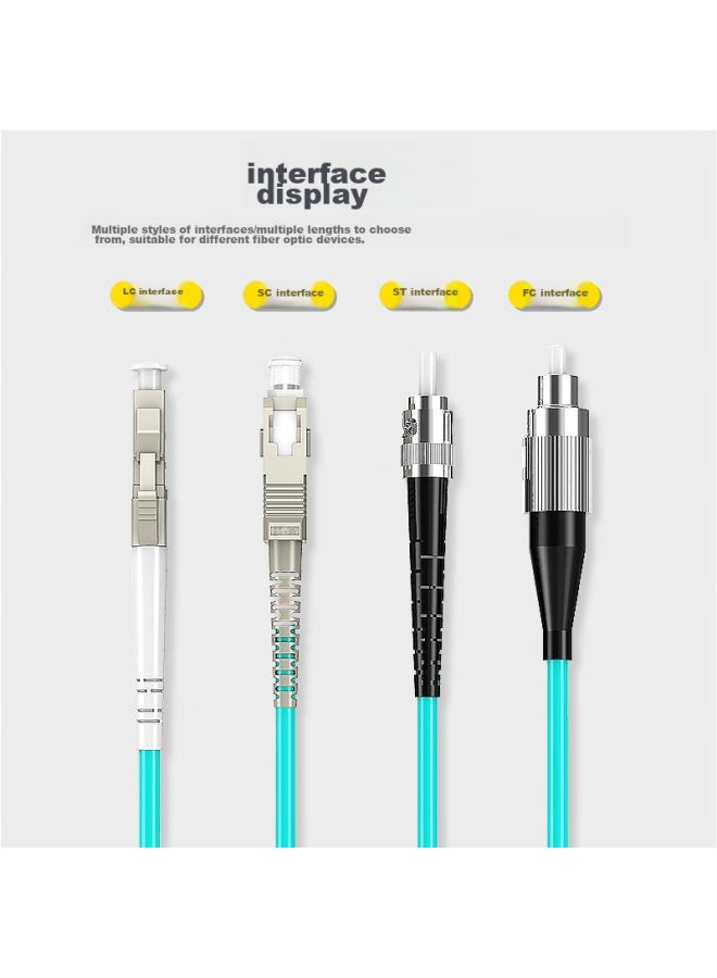Sk-link Fiber Optic Patch Cable, Lc-lc 10 Gigabit Multi-mode 4 Telecom-grade Dual-core Data Center Wiring Fiber Optic Cable 1 Meter, Lzsh Low Zero Halogen, Sk-tx100gmm - Image 5
