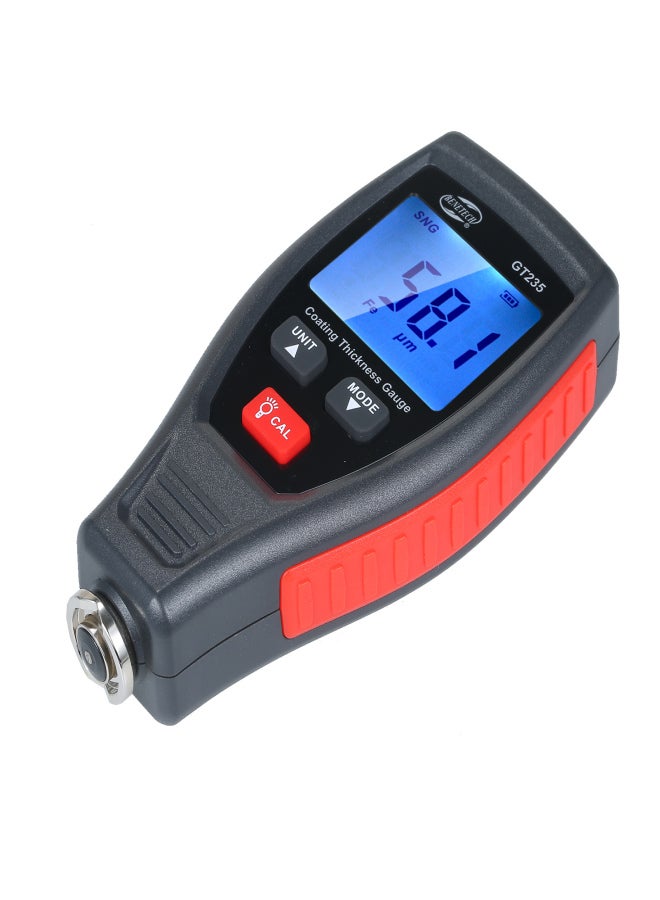 Generic BENETECH GT235 LCD Coating Thickness Gauge Paint Thickness Gauge Meter Car Paint Depth Gauge Tester 0~1800μm with Pouch Calibration Substrates Calibration Coating Film for Car Automobile  - Image 2