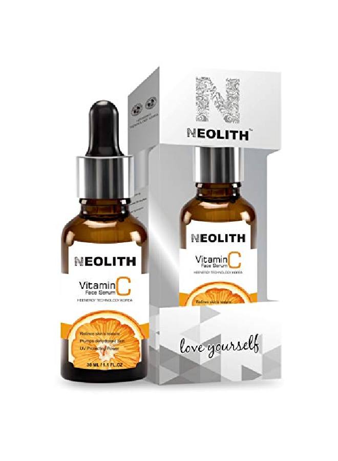 NEOLITH Vitamin C Face Serum Skin Clearing Serum Brightening AntiAging Skin Repair Nano Bio technology Dark Circle Fine Line & Sun Damage Corrector || Organic || 30ml  - Image 2