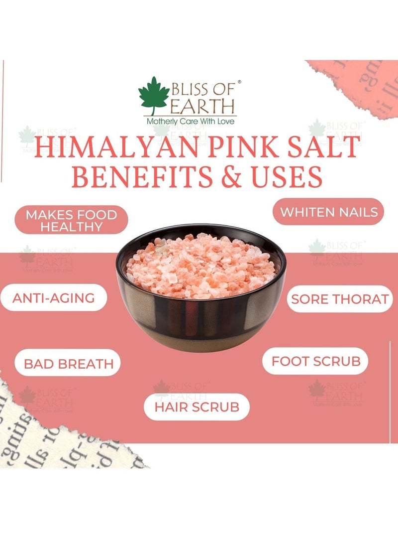 BLISS OF EARTH Bliss Of Earth 2KG Fine Powder Pakistani Himalayan Pink Salt Non Iodized For Weight Loss & Healthy Cooking Natural Substitute Of White Salt  - Image 3