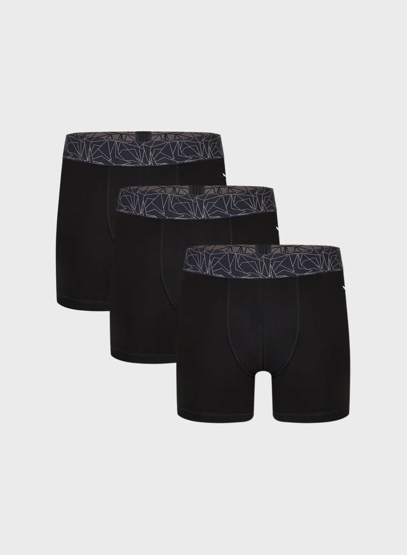سكوات وولف 5” Cotton  Boxer Trunk
3Pk