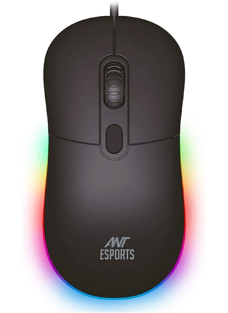 GM40 RGB Wired Optical Gaming Mouse | Minimalist Design | 2400 DPI Optical Sensor | Ergonomic Turtle Back Shell | Sober RGB Lights - pzsku/Z70AEEA47AD886BFEF57FZ/45/_/1735796296/b276b18c-8e37-4824-bfa9-f3e0b7092ec1