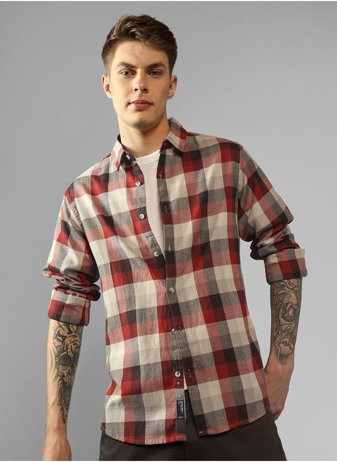 Dennis Lingo Regular Fit Multi Colour Cotton Shirt – Stylish and Versatile  - Image 1
