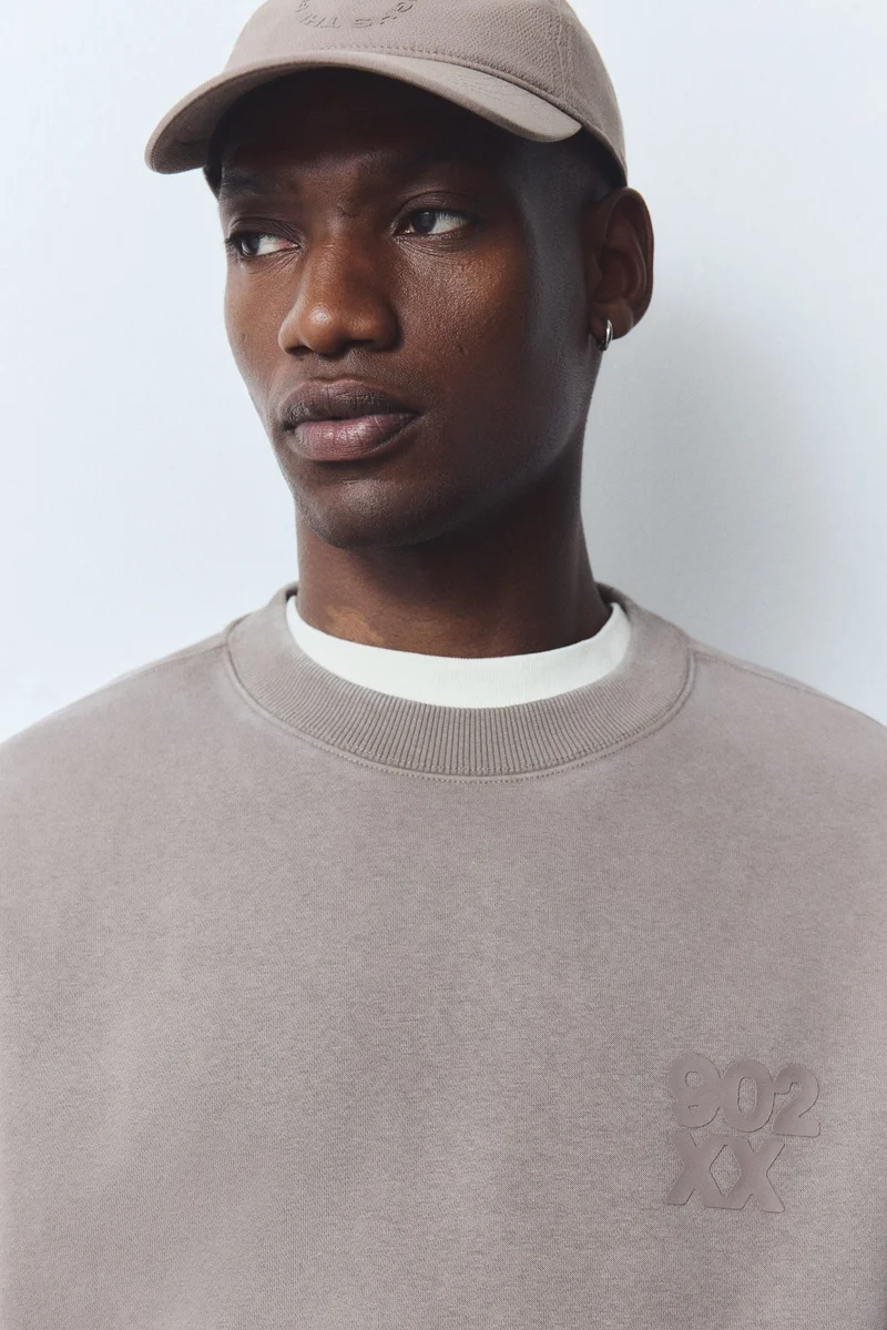 H&M Loose Fit Printed sweatshirt