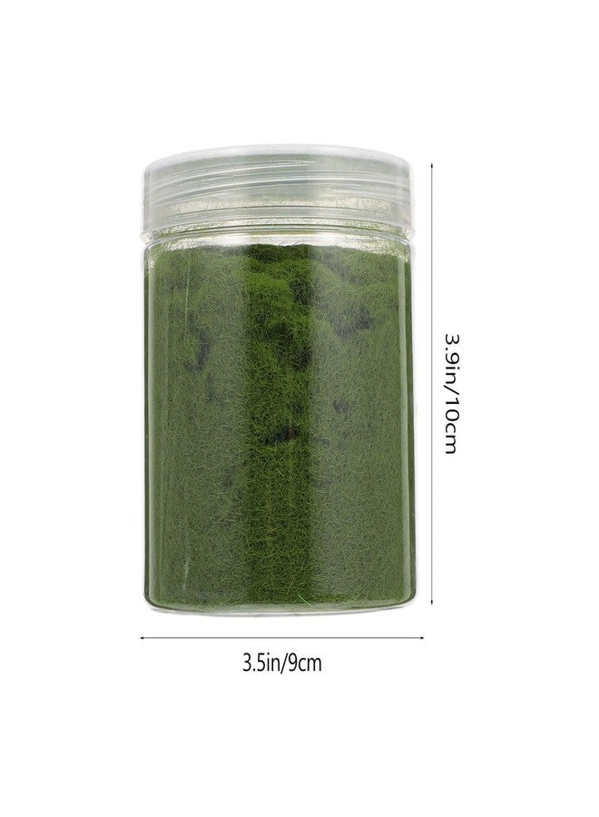 TOPPERFUN Nylon Simulated Moss, 650ml Artificial Grass Powder Flocking Powder, Fake Green Moss for Mini Indoor Flowers and Plant Pots, Fake Static Grass for DIY Mini Fairy Garden Decoration - Image 2