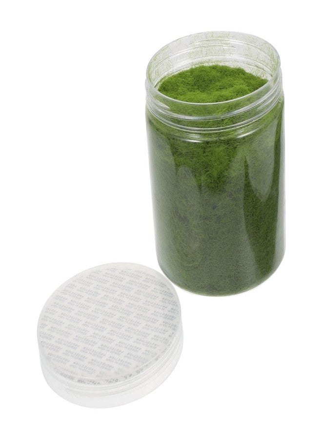 TOPPERFUN Nylon Simulated Moss, 650ml Artificial Grass Powder Flocking Powder, Fake Green Moss for Mini Indoor Flowers and Plant Pots, Fake Static Grass for DIY Mini Fairy Garden Decoration - Image 1