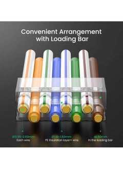 Tortox Tortox RJ45 CAT7 UTP Network Connector (100 pcs) With High-Speed RJ45 Ends, Swallowtail Clip Design, Up to 600 MHz 10Gbps, Gold Plated Contacts,  Interference-Free Data Transfer  - Image 3