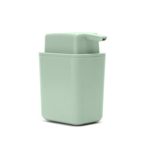 Brabantia Soap Dispenser 7oz Jade Green Handwash Lotion Shampoo Pump for BathroomKitchen Easy Refill Easy Clean - Image 1