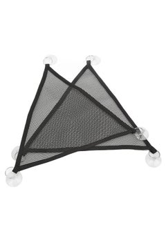 Zerodis Reptile Hammocks, 2pcs Triangular Bearded Dragon Hammock Soft Breathable Hanging Hammock Net with Suction Cup for Large & Small Geckos, or Lizards(S)  - Image 1