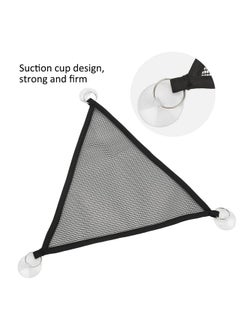 Zerodis Reptile Hammocks, 2pcs Triangular Bearded Dragon Hammock Soft Breathable Hanging Hammock Net with Suction Cup for Large & Small Geckos, or Lizards(S)  - Image 4