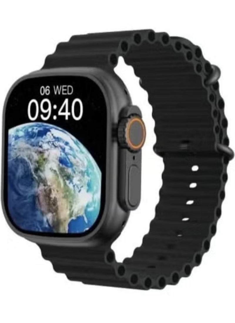 Generic - TU94 5G Android Smart Watch – Sleek Smartwatch with SIM Slot, Dual Straps, and Multi-App Support for Men u0026 Women (Black) - Image 1