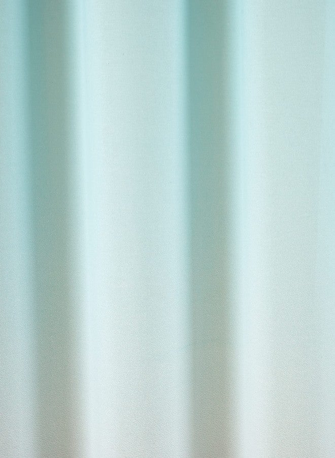 لاش ديكور ستارة حمام قطنية مطرزة بألوان متدرجة من لوش ديكور، 72 بوصة × 72 بوصة، لون أزرق مائي - Image 3