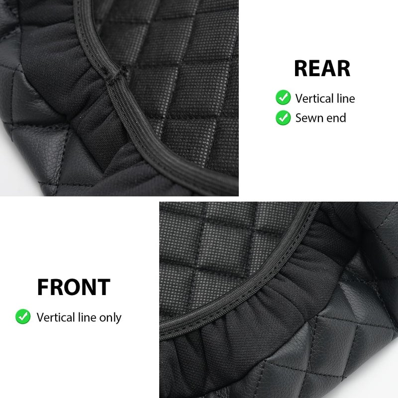 KBH Center Console Armrest Cover for Cadillac Escalade 2007 2008 2009 2010 2011 2012 2013 2014, Interior Accessories, Middle Console Lid Protector, Vinyl Leather, Anti-Scratch, Black - Image 5