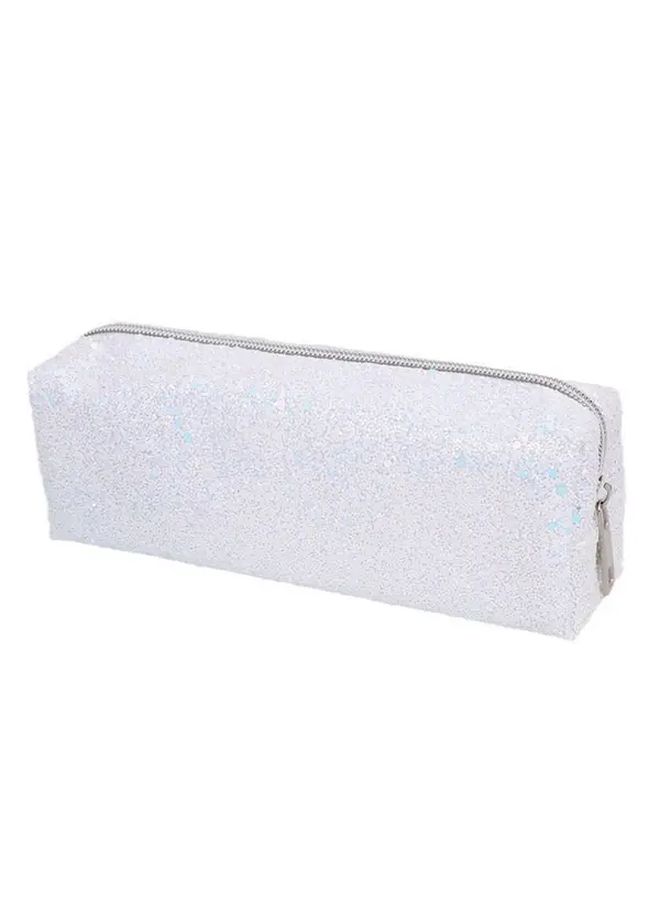 Glitter Pink Pencil Case For School Stationery Storage Creative Sequin Design - Image 5