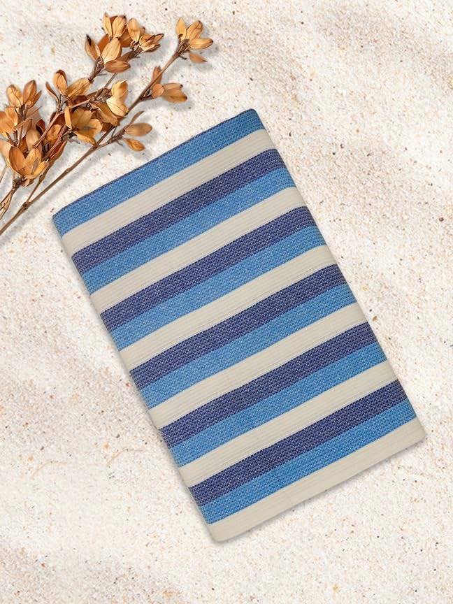 Athom Living Iris Cotton Bath Towel Soft Absorbent Lightweight 75 x 150 cm Ideal for Home Gym and Travel Pack of 6 - Image 4
