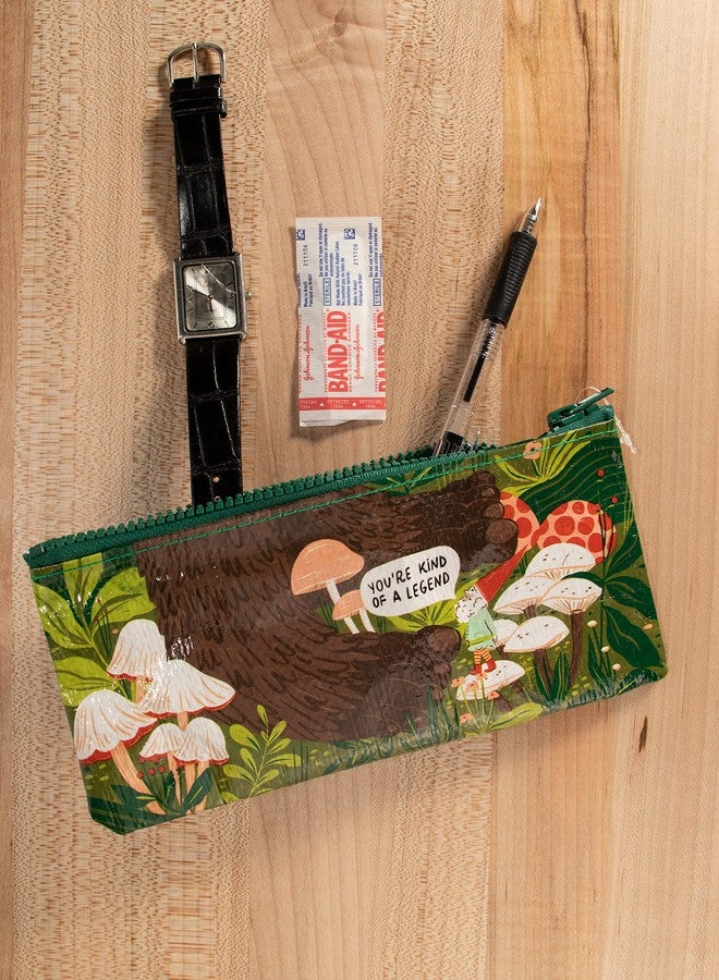 Blue Q Pencil Cases - Chunky Zipper, Sturdy and Easy-to-Clean, 4.25" h x 8.5" w, Made from 95% Recycled Material - Image 3