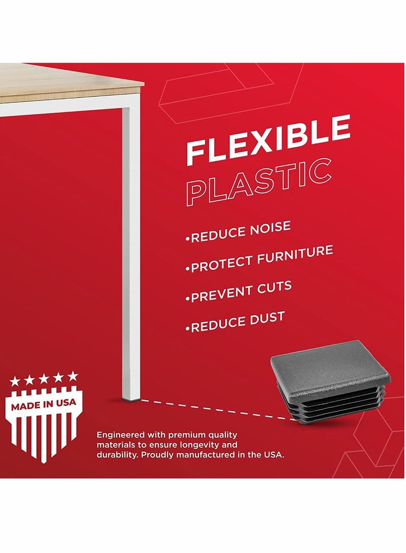 Captaintech Square Plastic Hole Plugs and Caps 60 Pack - Image 5