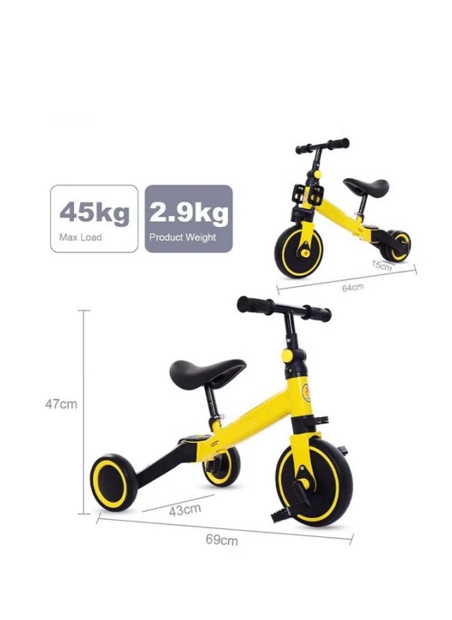 ميكسد 3 في 1 دراجة الطفل الصغير للأطفال, الطفل ثلاثية الدراجات للأطفال Trikes ثلاثية الدراجات, تدريب التوازن, دواسات قابلة للإزالة, دراجة التوازن للأطفال ثلاثية الدراجات  - Image 4