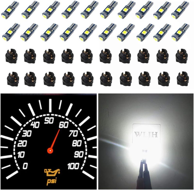 WLJH 74 LED Dash Light Bulb Kit - White - Image 1