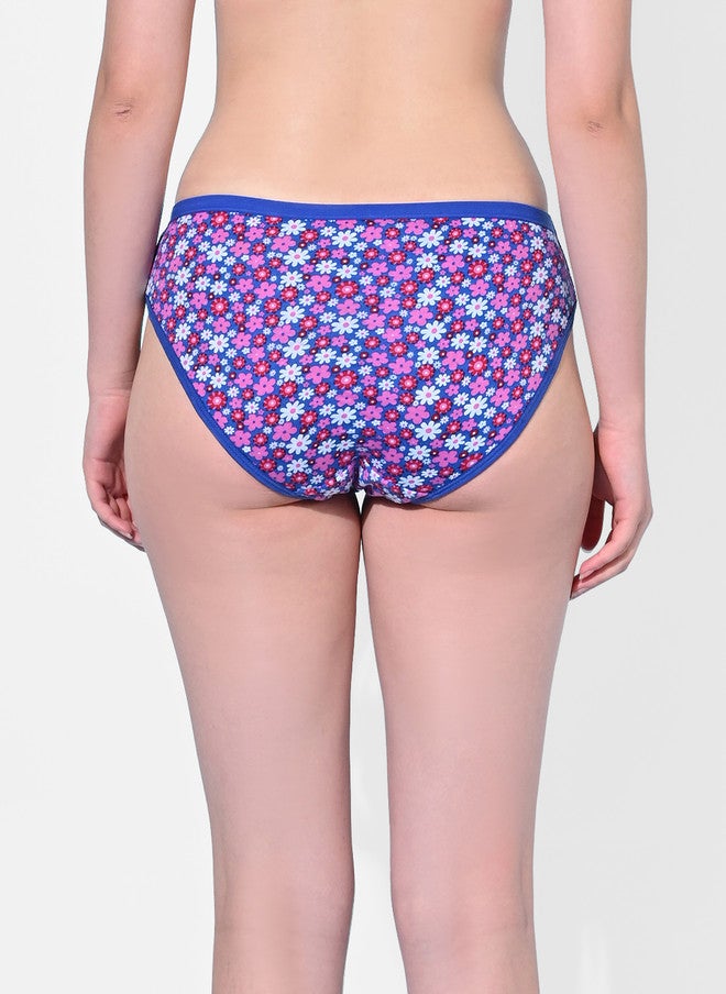 FIMS Women Pack Of 2 Floral-Printed Hipster Briefs - Image 5