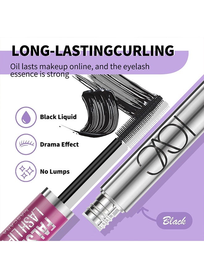 ICVC Falses Lash Lift Mascara, Slender And Curly, Fast-Drying Film Formation, Waterproof Mascara - Image 3