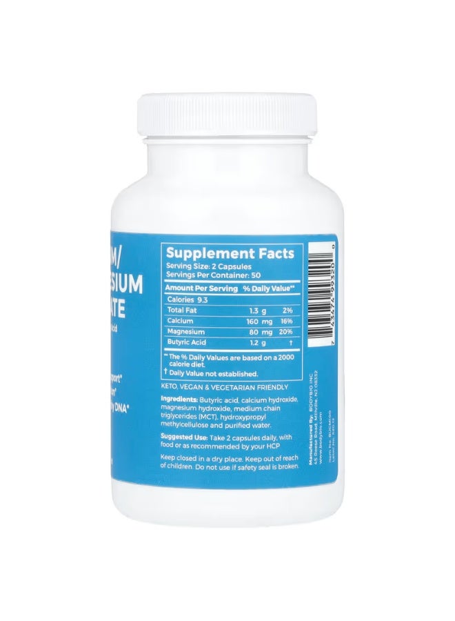 BodyBio Calcium/Magnesium Dietary Supplement, 100 Capsules - Image 2