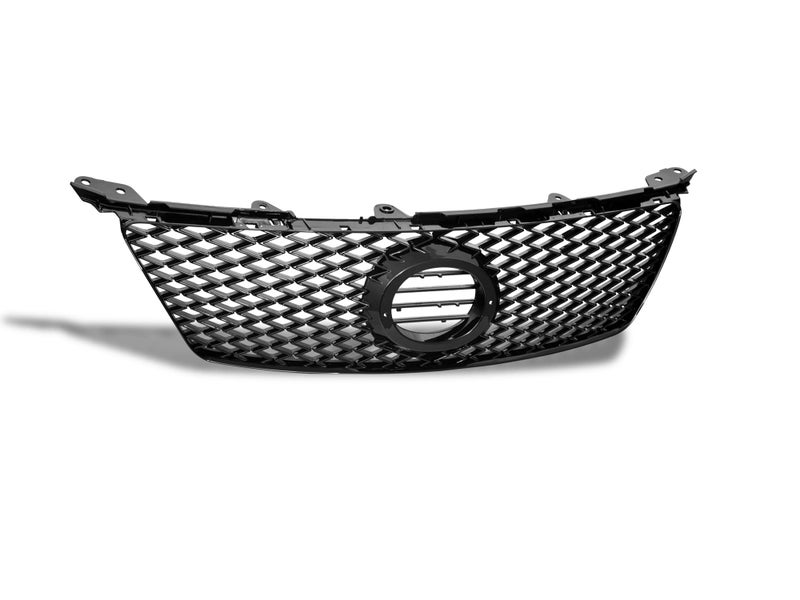 Armordillo USA 8720783 F-Mesh Style Front Hood Bumper Grille - Piano Black Fits 2006-2008 Lexus IS250 / IS350 - Image 2
