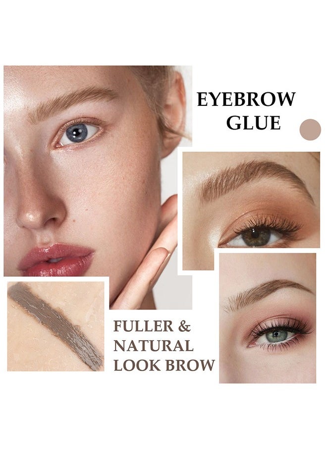 DNM Tinted Thickening Brow Mascara, Brow Fast Sculpt, Waterproof Transfer-Proof, Brush To Fill In Eyebrows And Cover Gray Hairs, Cruelty Free(Taupe)  - Image 5