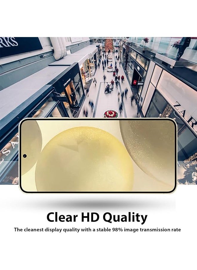 2 Pack Samsung Galaxy S24 FE 5G Screen Protector, 9H Tempered Glass Screen Protector for Samsung Galaxy S24 FE 5G, Full Coverage Bubble-Free Tempered Film, Anti-Scratch Film  - Image 4