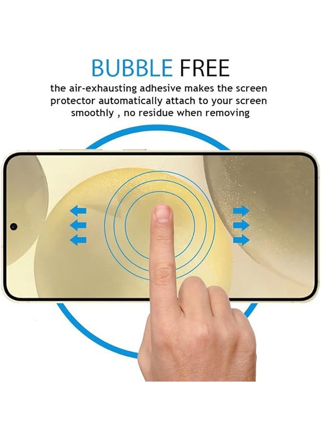 2 Pack Samsung Galaxy S24 FE 5G Screen Protector, 9H Tempered Glass Screen Protector for Samsung Galaxy S24 FE 5G, Full Coverage Bubble-Free Tempered Film, Anti-Scratch Film  - Image 5