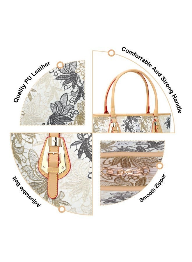 NFI essentials PU Handbags for Women, Hobo Bags, Tote Hand Bags, Shopping Bag, Shoulder Bag Stylish Ladies Purse (HB-2-D2), Multicolour - Image 5