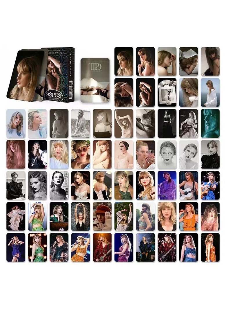 NIBEMINENT 92 Pcs Taylor Swift THE TORTURED POETS DEPARTMENT Lomo Cards Card For Fans Collection Gifts - Image 2