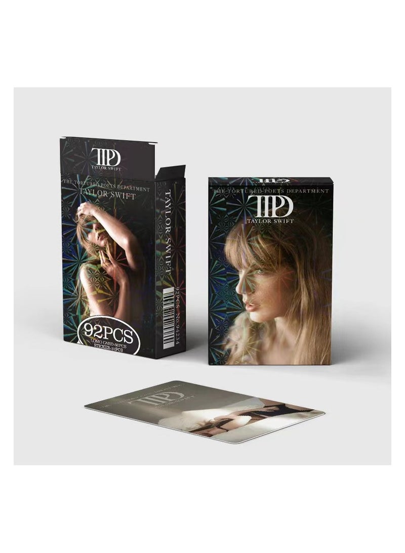 NIBEMINENT 92 Pcs Taylor Swift THE TORTURED POETS DEPARTMENT Lomo Cards Card For Fans Collection Gifts - Image 3