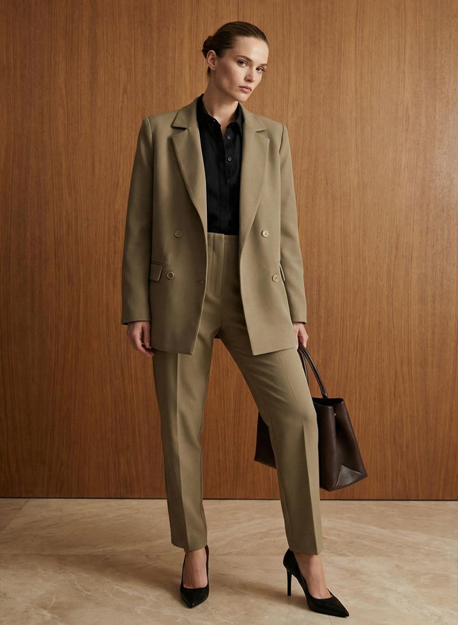 trendyol Blazer - Khaki - Regular fit - Image 1