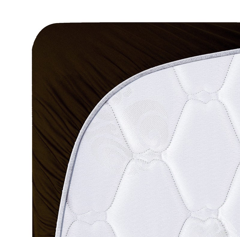 VYBBA 100% Waterproof Terry Cotton Ultra Soft Fitted Single Bed Mattress Protector,Breathable, Hypoallergenic Bed Cover, Mattresses Cover (75X48 inch | 6.3x4 feet_ Brown) - Image 4