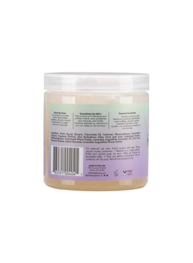 eden bodyworks Lavender Aloe Smoothing Hair Gel (8 oz) - Enhances Curly or Natural Hair Look – Smooth Frizz & Tame Flyaways