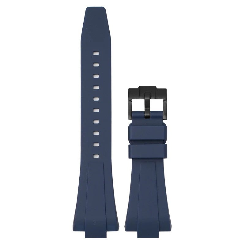 Bluejw Quick Release Silicone Watch Strap Replacement for Tissot PRX 35mm 40mm – 11mm 12mm Rubber Watch Bands for Men and Women - Image 1