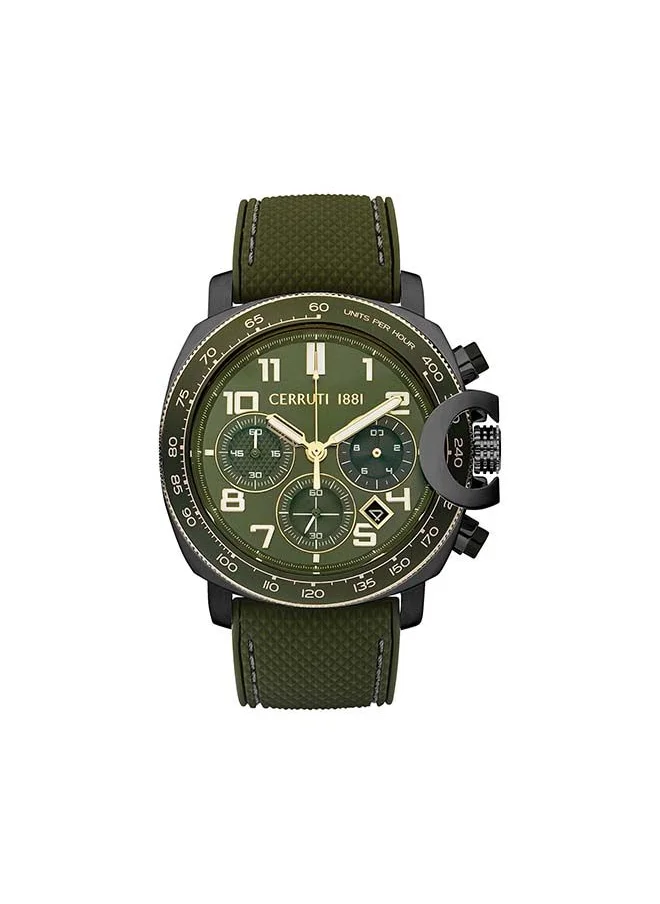 CERRUTI 1881 POSITANO Round Analog Wrist Watch CIWGO2206803 - 53 mm - Green