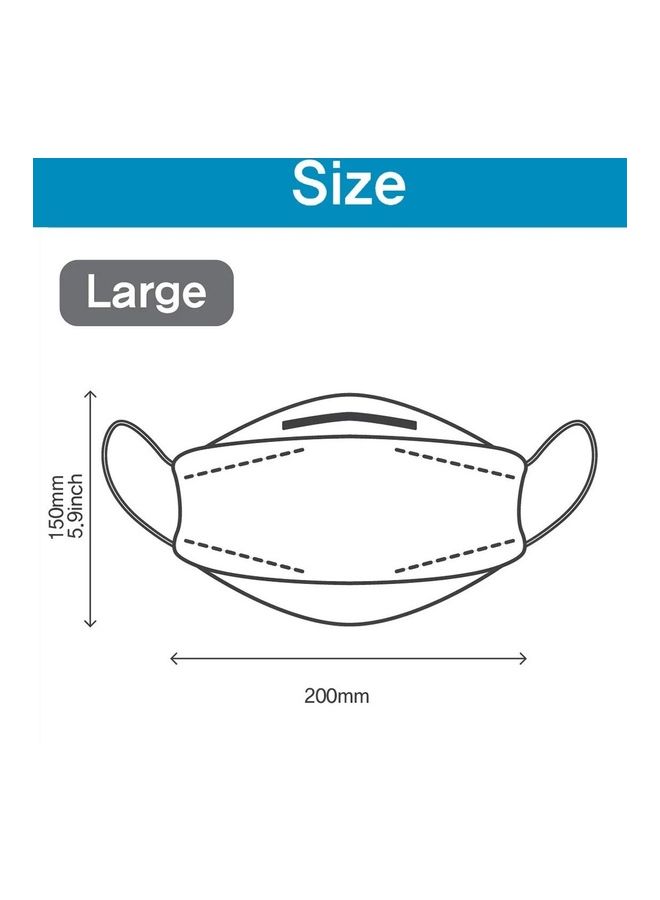 NIBEMINENT 20-Piece Nanofiber Filter Face Mask For Adults - Image 4