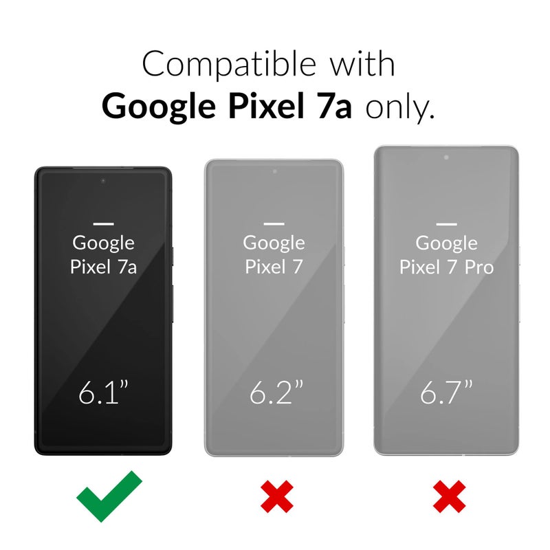 Crave for Google Pixel 7a Case, Shockproof Protection Dual Layer Case for Google Pixel 7a (6.1 inch) - Forest Green - Image 2