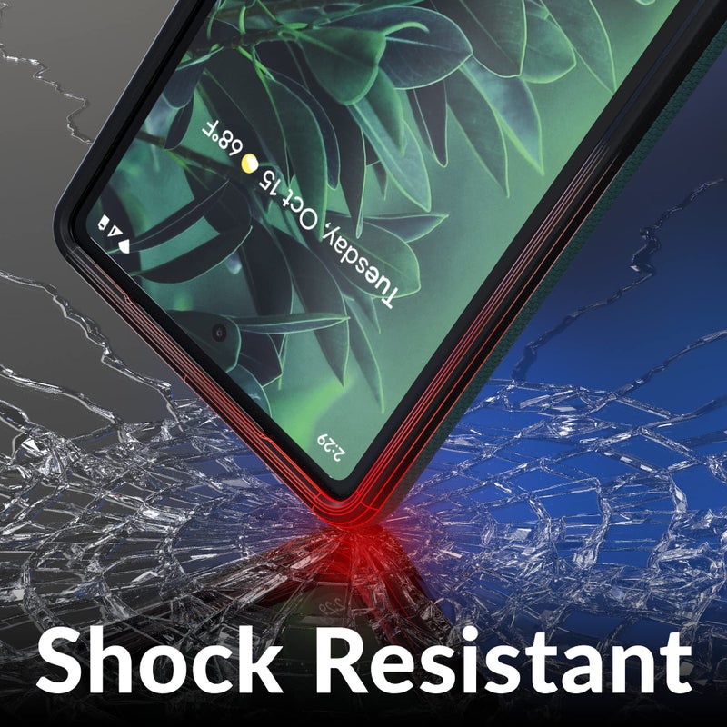 Crave for Google Pixel 7a Case, Shockproof Protection Dual Layer Case for Google Pixel 7a (6.1 inch) - Forest Green - Image 5