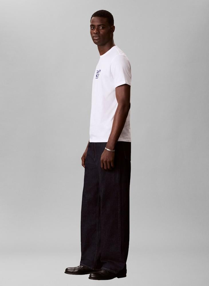 Calvin Klein Jeans Logo Graphic Crew Neck T-Shirt - Image 3